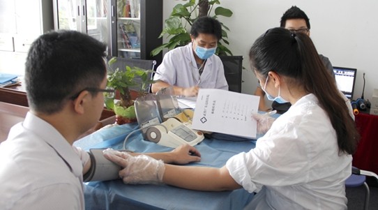 关注员工身体健康，猫咪视频官网APP公司组织员工体检